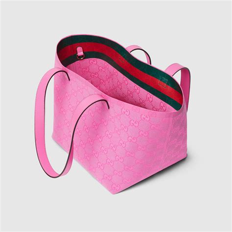 Gucci Totissima small tote bag in pink GG canvas 